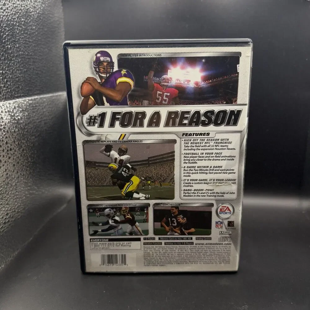 Madden NFL 2002 (Sony PlayStation 2, PS2) Complete CIB Tested